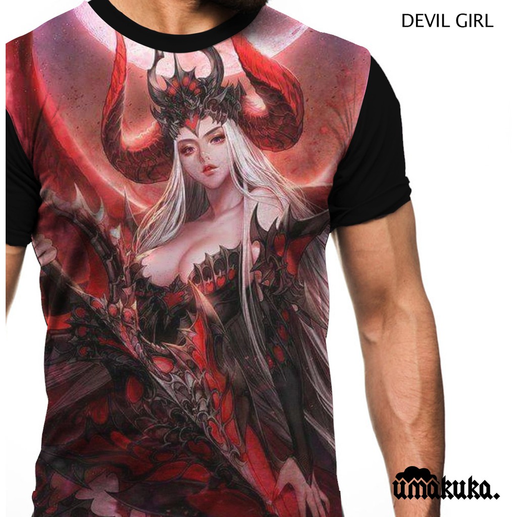 KAOS FULLPRINT GAMBAR ANIME KEREN TERLARIS / KAOS GAMBAR KEREN / KAOS FULLPRINT