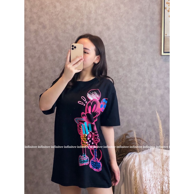 Kaos Oversize Wanita Atasan Wanita Jumbo Bahan Cotton Combed 30s