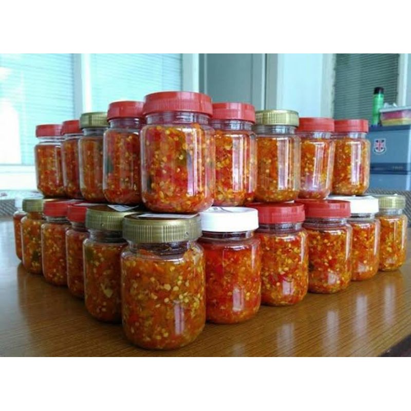 

Sambal Teri Medan / Cumi / Tongkol Kemasan 200ml Halal