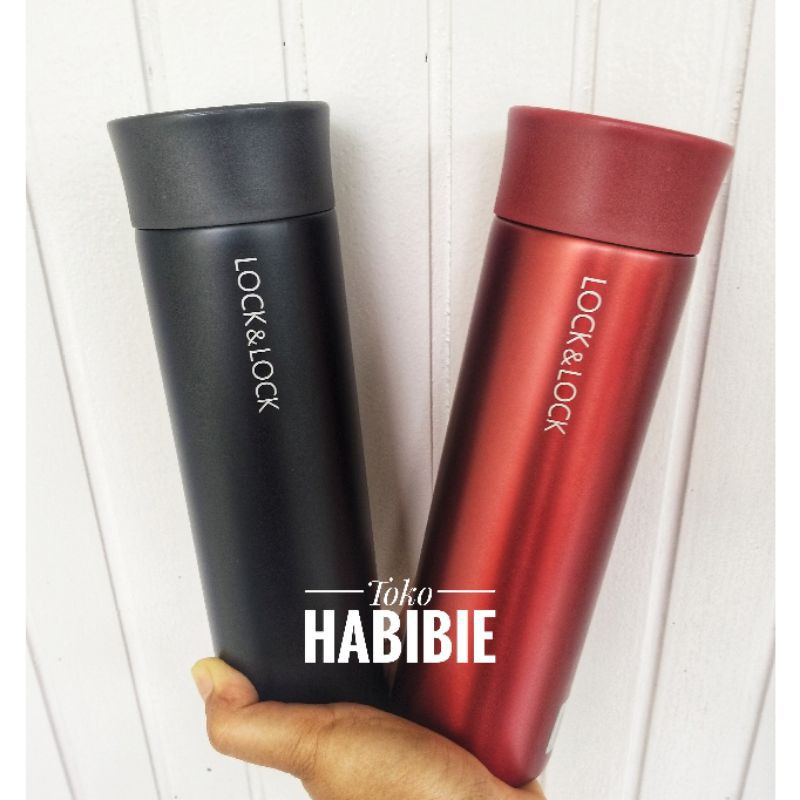 Lock&Lock Lock n Lock Vacuum Tumbler Thermos Botol Minum Stainless Christmas Edition 400 ml