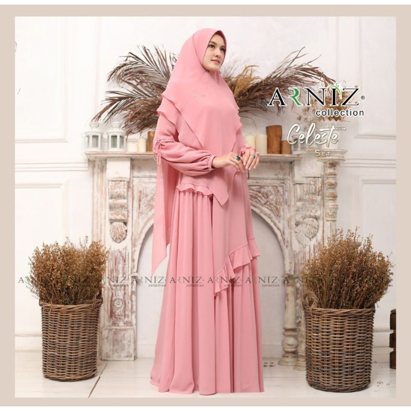 Arniz set Celeste syari terbaru