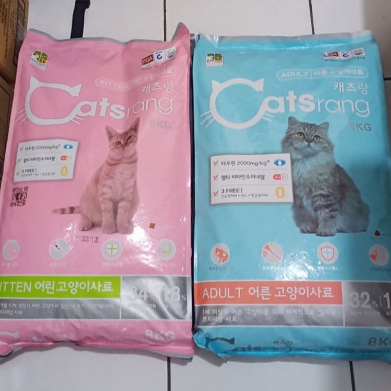 Catsrang 8kg Adult Kitten Makanan Kucing 8 kg