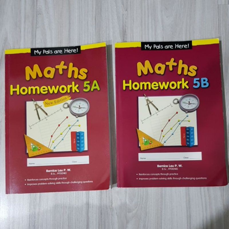 My Pals are Here Math Workbook Homework 5A & 5B - Buku Math SD