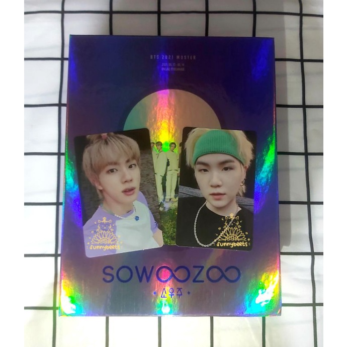 [READY STOCK] DVD BTS Sowoozoo Swz Unsealed Fullset RPC Photocard PC Suga Yoongi Bandana