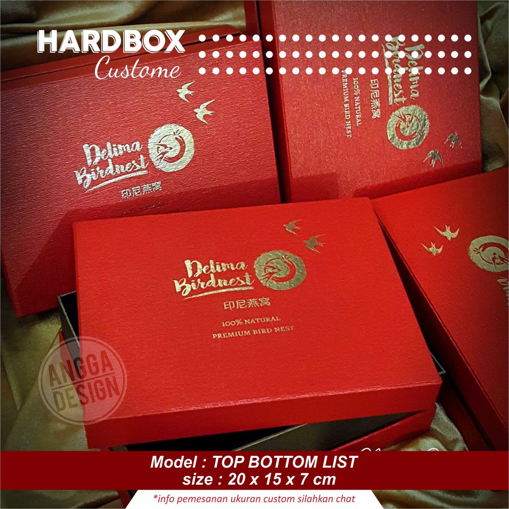 Hardbox Kue / Hampers / Rigidbox