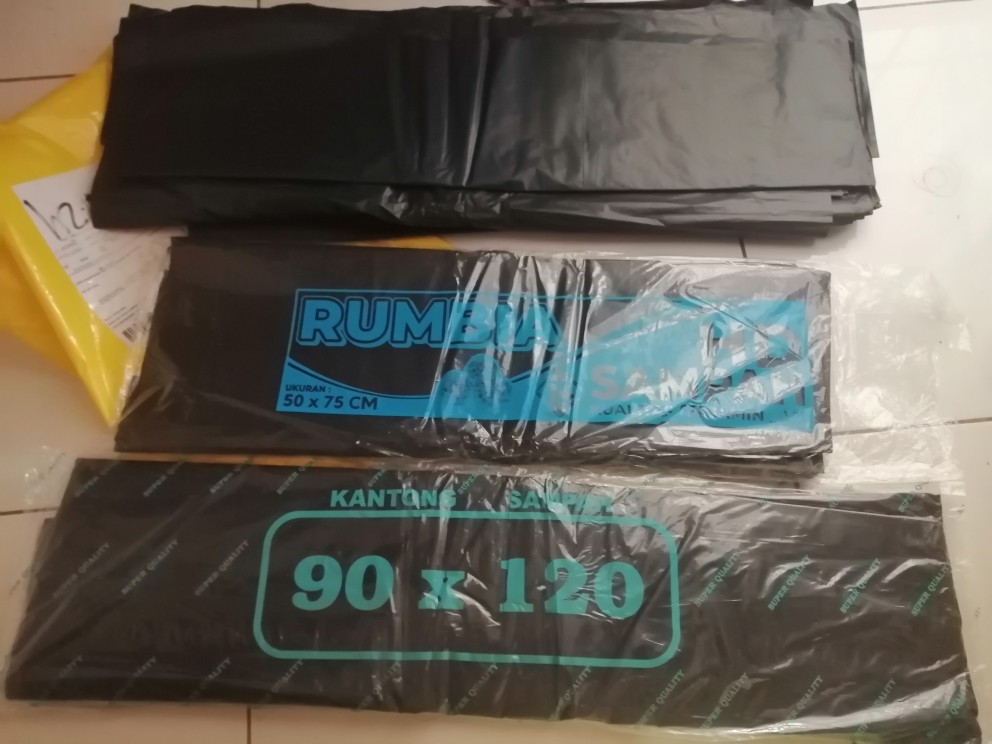 Kantong Sampah  90 * 120 Cm / Plastik Sampah / Kresek Sampah / Kresek Sampah (pack)