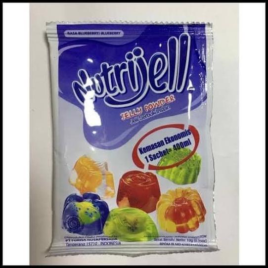 

nutrijell nutrijel ekonomis jelly powder rasa blueberry 10 gr DISKON Kode 292