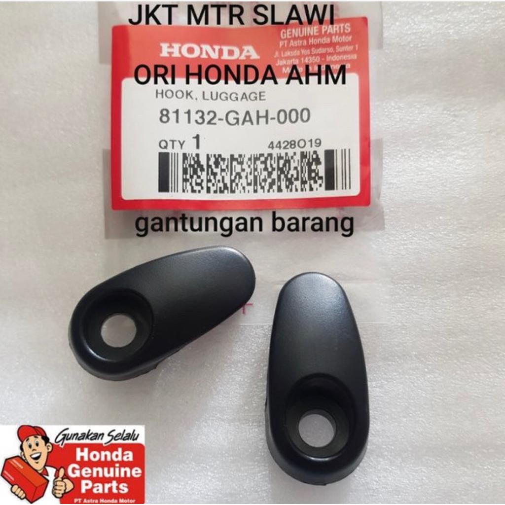 81132-GAH-000 gantungan barang motor matic vario beat scoopy hook luggage hona ahm asli honda