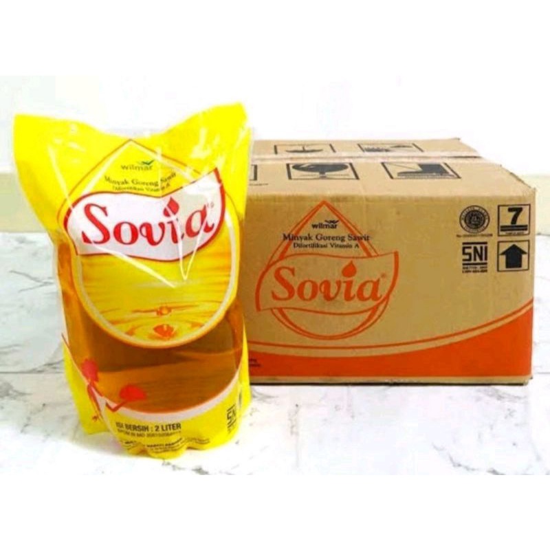 Minyak Goreng Sovia 2L 1 Dus