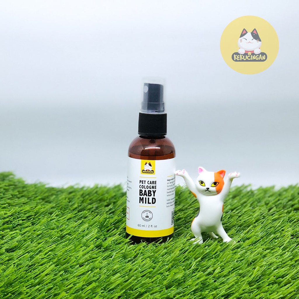 Parfum Kucing Anjing Waterbased Non Alkohol BABY MILD Kekucingan 60 ml