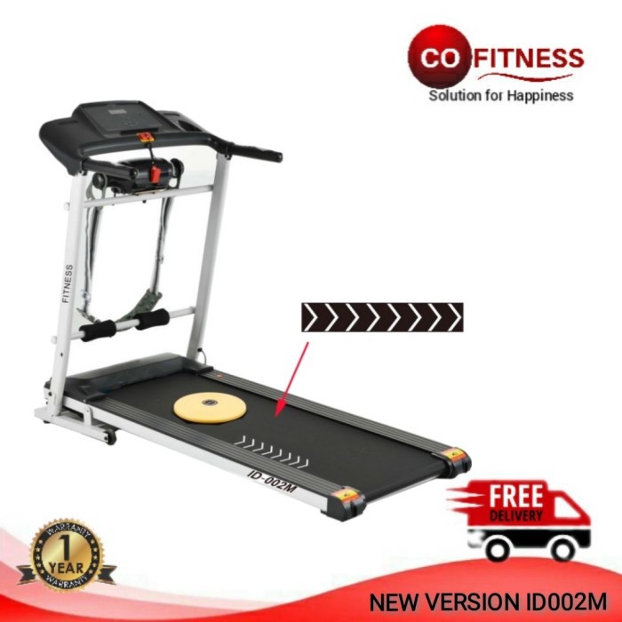 Alat Fitness Treadmill Elektrik Motorizer ID002M Treadmill + massage
