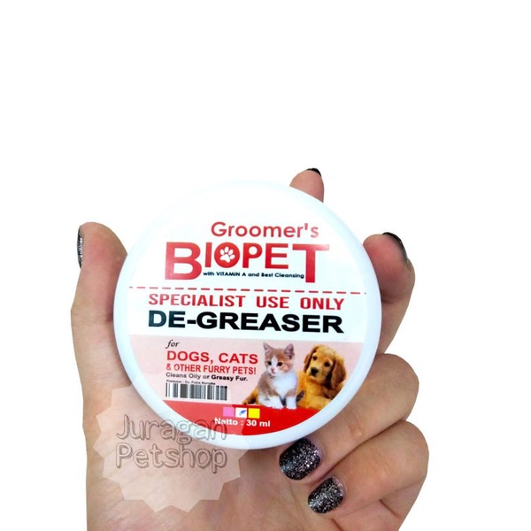 CREAM BIOPET DE GREASER Conditioner | Pelembut dan De Grease Bulu Kucing dan Anjing