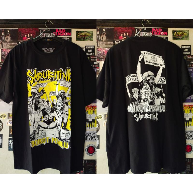 Kaos Punk Sapubitink / Kaos Band Punk / T-shirt Punk