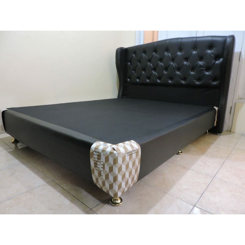 Divan springbed uk.180 x 200 kain daphni vanila