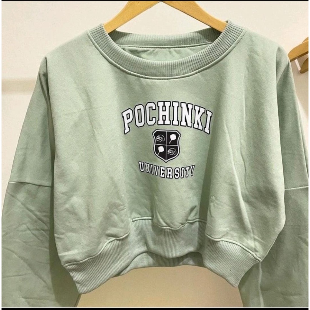 SWEATER FLEECE CROP POCHINKI