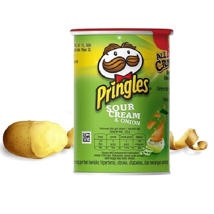 

PRINGLES Potato Crips Sour Cream and Onion 45gr