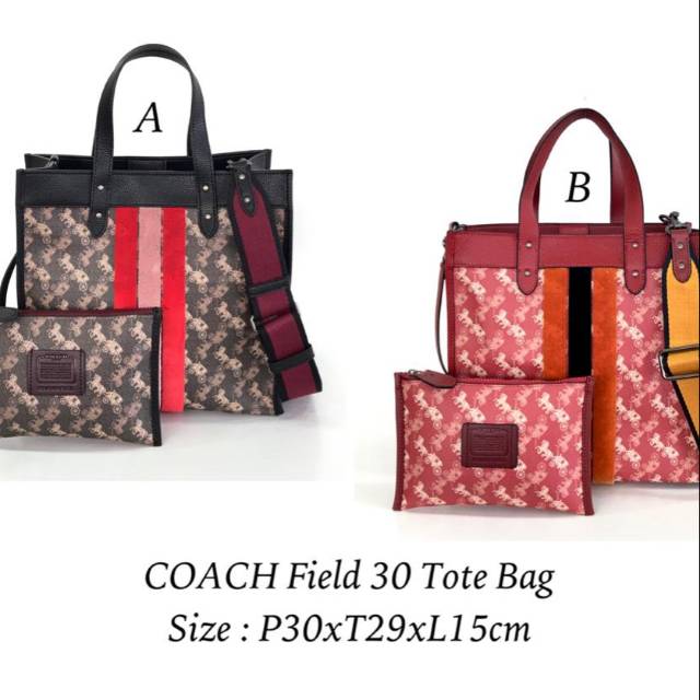 Promo COACH Field 30 Tote Bag