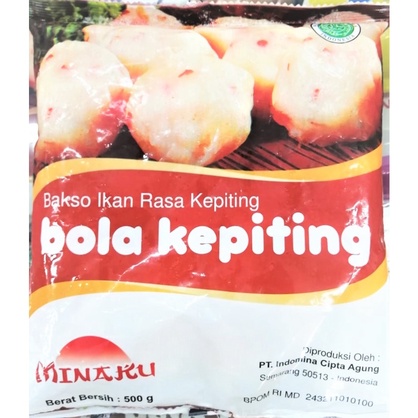 

Minaku Bola Kepiting 200gr