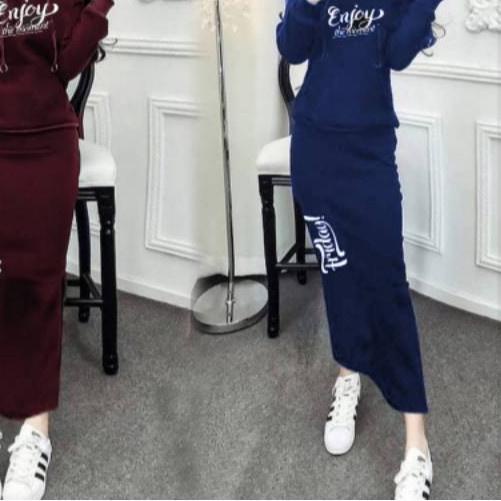 ◙ / Ms Set Friday Babyterry / setelan wanita hodie sweater celana panjang baby terry ֍