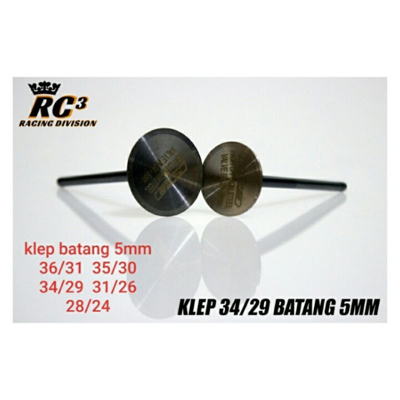 KLEP RC3 28/24. 31/26. 34/29. 35/30. 36/31 BATANG 5