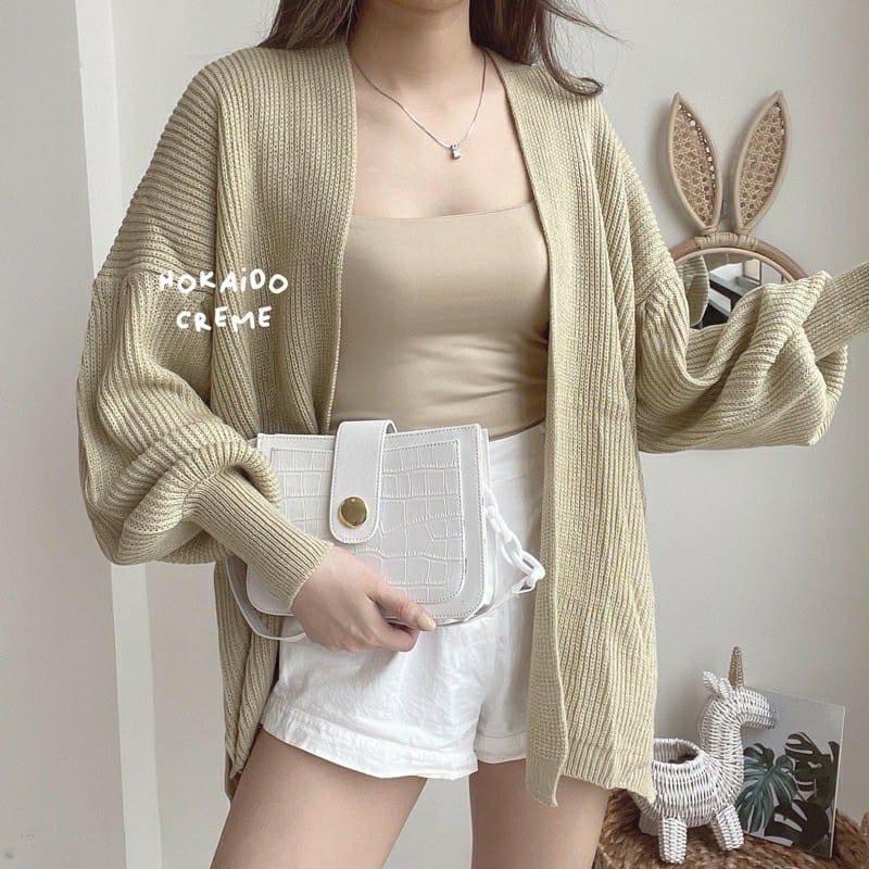 Cardigan Rajut Oversize Wanita Premium Fit to XL Korean Style | Gwen Kardigan-Coksu