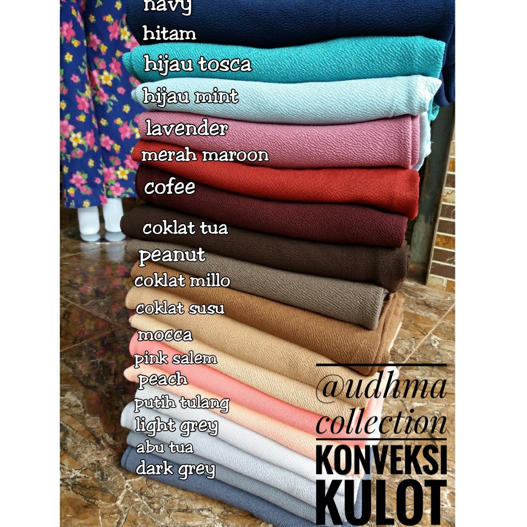 [Promo Murah!!] Celana Kulot Buble Crepe Termurah! / Celana Panjang Wanita Lebar / Kulot Wanita baru