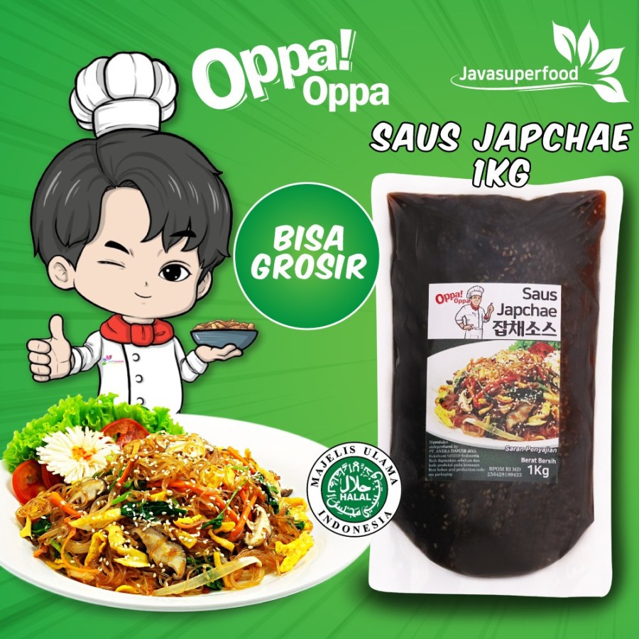 OppaOppa Japchae Saus / Bumbu Soun Goreng Korea Original Halal 1Kg