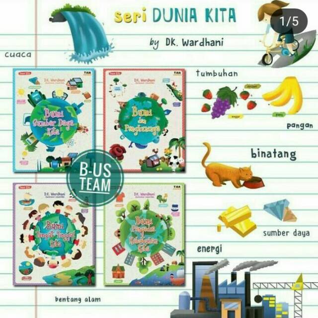 Buku Anak "Seri Dunia Kita" / DK. WARDHANI