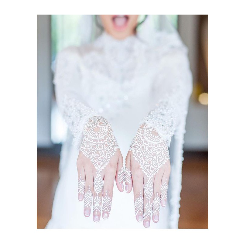 Tattoo white henna tatoo henna temporer Beauty Pengantin