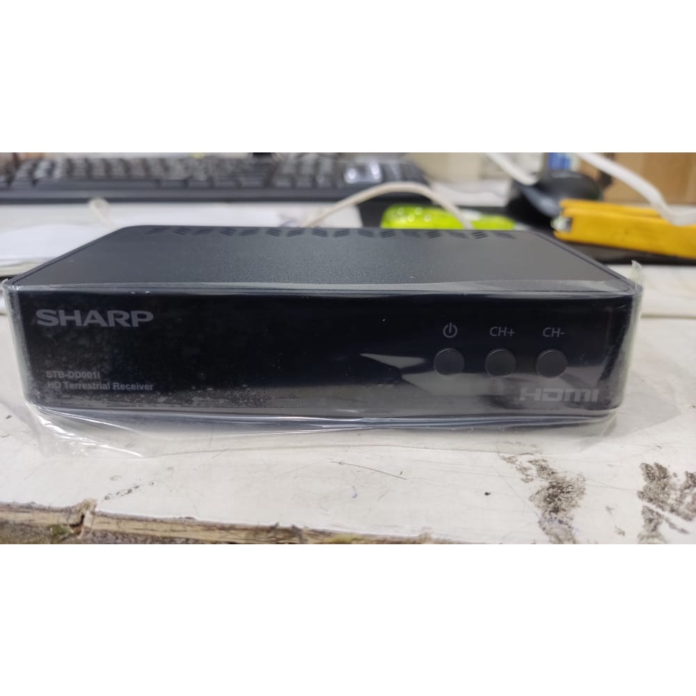 SETOP BOX SHARP STB-DD 001 PENDUKUNG CHANEL DIGITAL TV STB-DD001