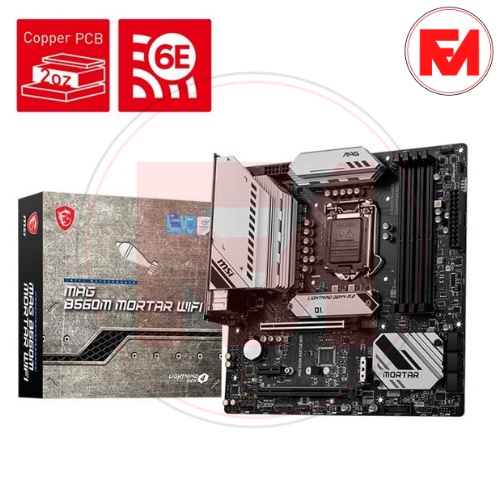 MSI MAG B560M MORTAR WIFI (Intel LGA1200, B560, DDR4) Rocket Lake / FANCY_MAKASSAR
