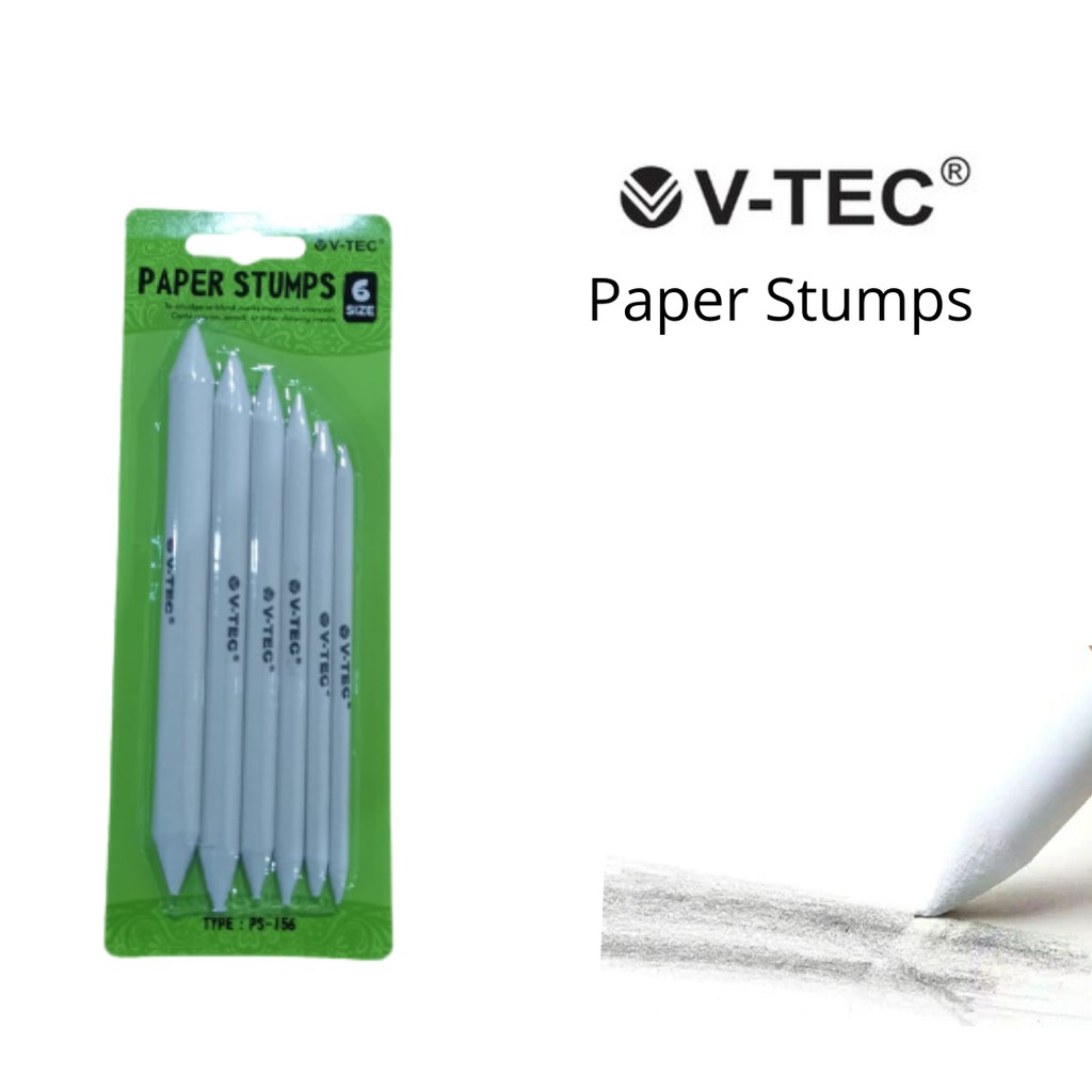 

V-TEC Paper Stumps Set 6 Type156 / Paper Pencils