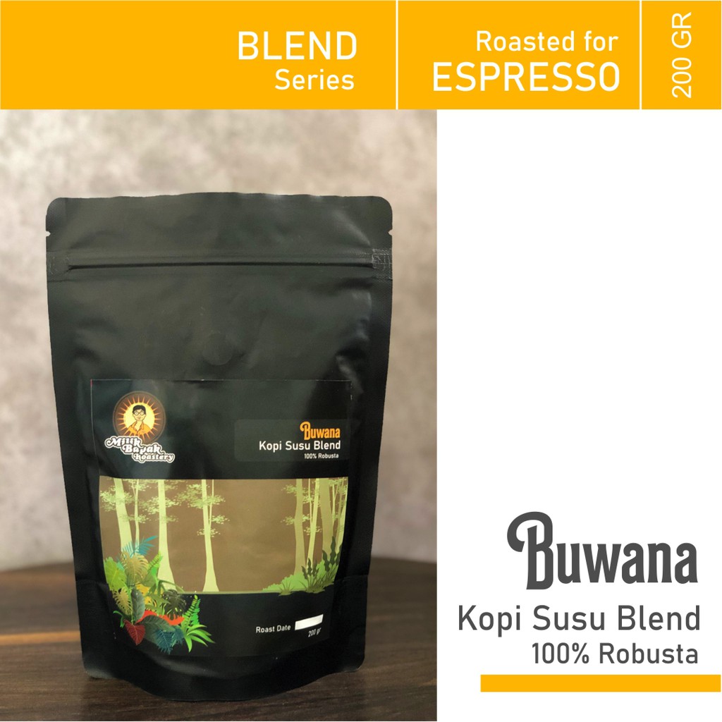 

Kopi Susu Blend BUWANA 200 gr Biji/Bubuk