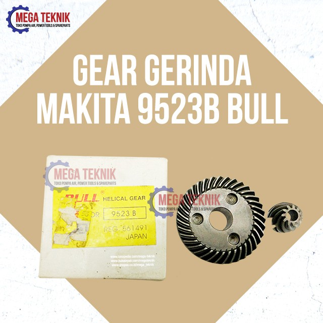 Gear Gerinda Grenda Gurinda Tangan Listrik Makita 9523B Bull