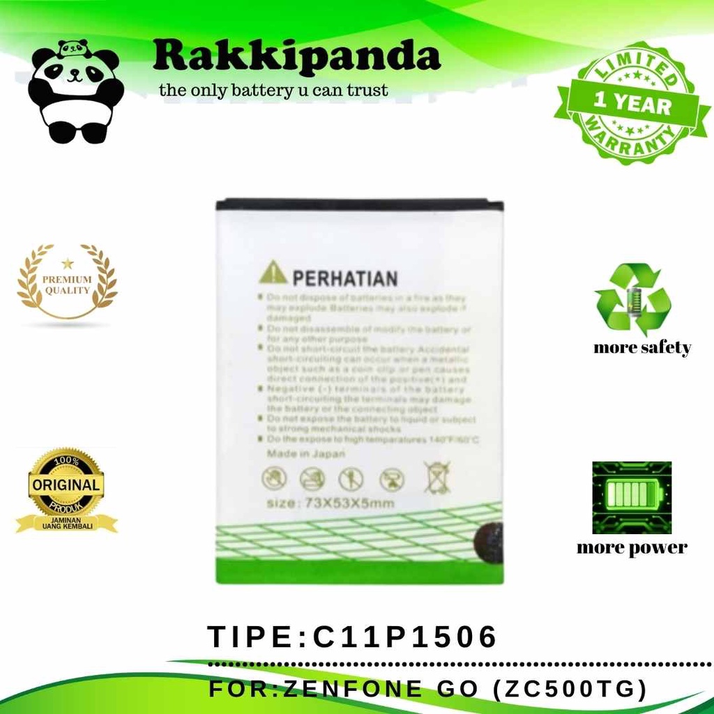 R/K- RakkiPanda - C11P1506 Asus Zenfone Go 5 ZC500TG Batre Batrai Baterai