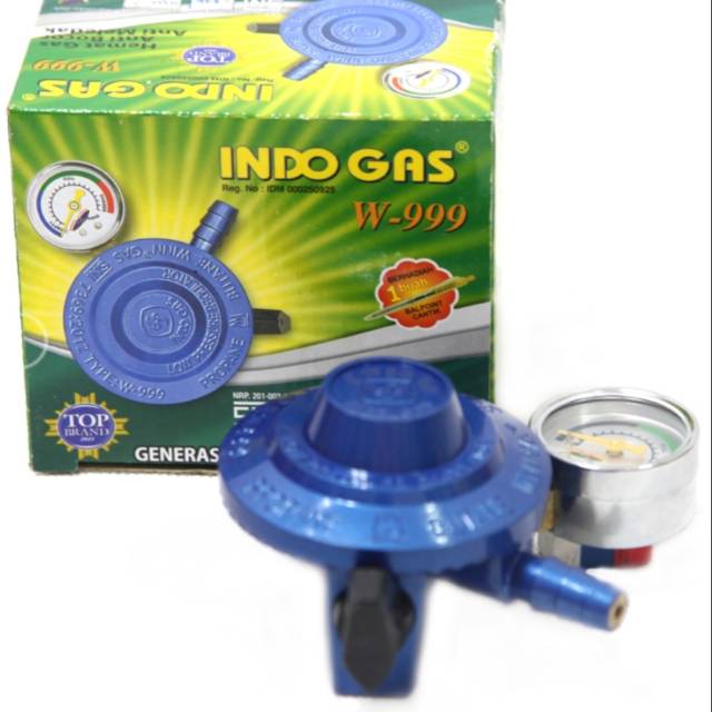 Indo Gas W-999 - Regulator LPG - Biru