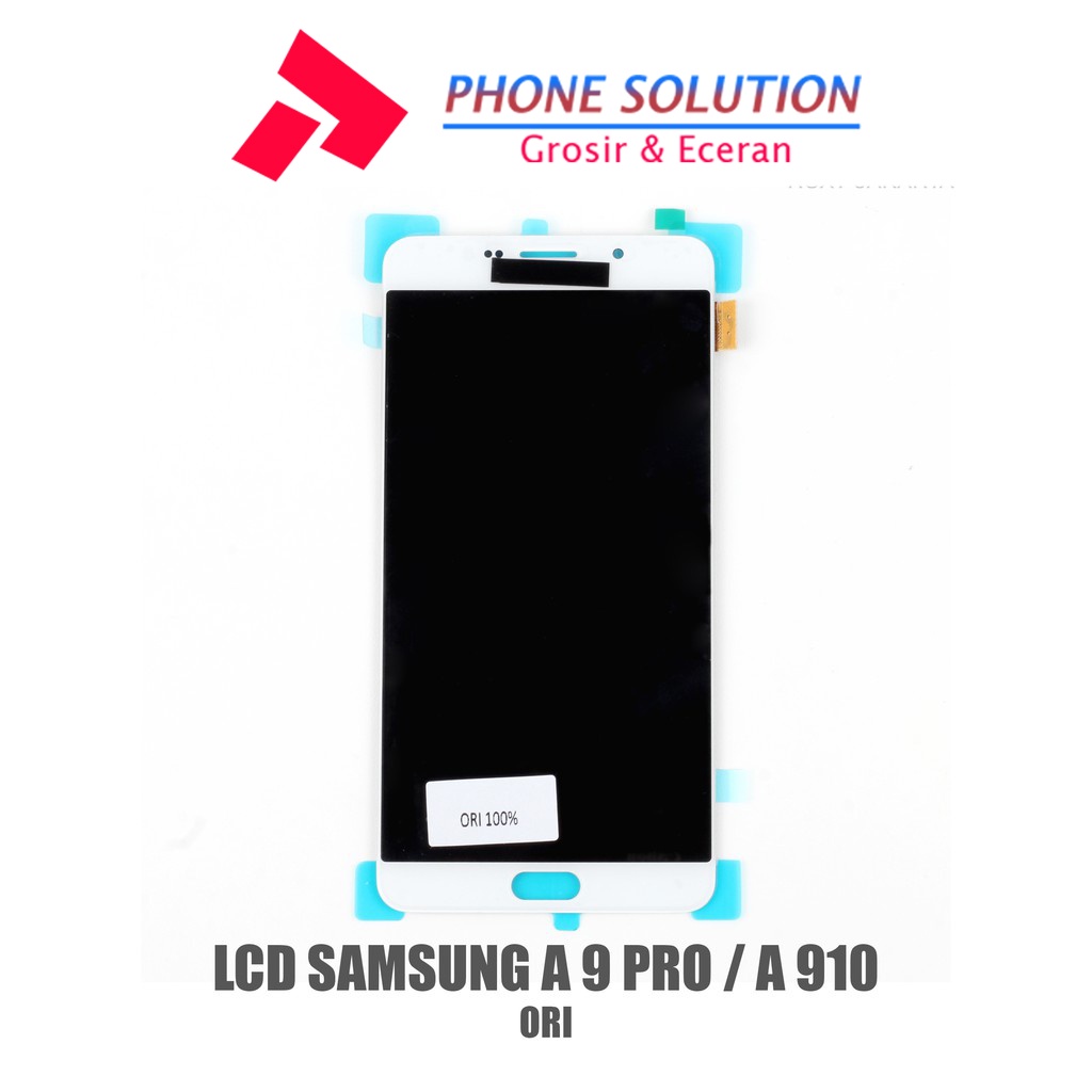 LCD Samsung A9 Pro A910 ( OLED BIG GLASS) 100% Original Fullset Touchscreen // Supplier LCD Samsung - Garansi 1 Bulan