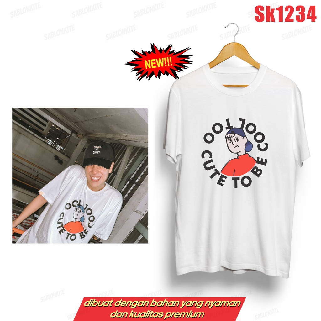 MURAH!!! KAOS THAILAND TOO CUTE SK1234 UNISEX ADA KAOS ANAK