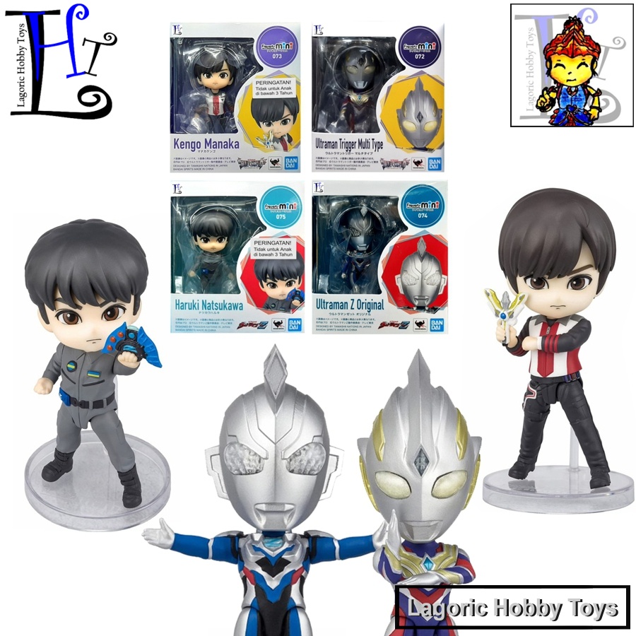 Figuarts Mini Ultraman Z Trigger Set 4in1 Bandai Mainan Figure