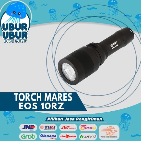 Torch Flashlight Mares EOS 10RZ - Senter Selam / Senter SCUBA Diving