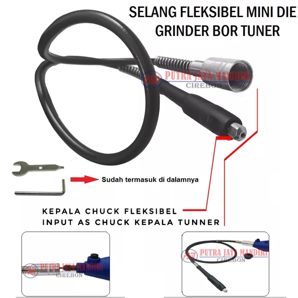 Selang Fleksibel Mini Grinder /Kabel Tuner / Selang Flexible Tuner