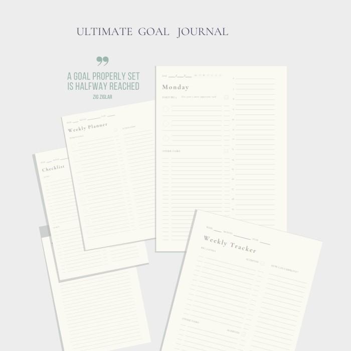 

ULTIMATE GOAL JOURNAL