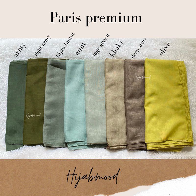 JILBAB sekolah / KERUDUNG Paris Premium// Jahit tepi ANTI LETOY SEGI EMPAT