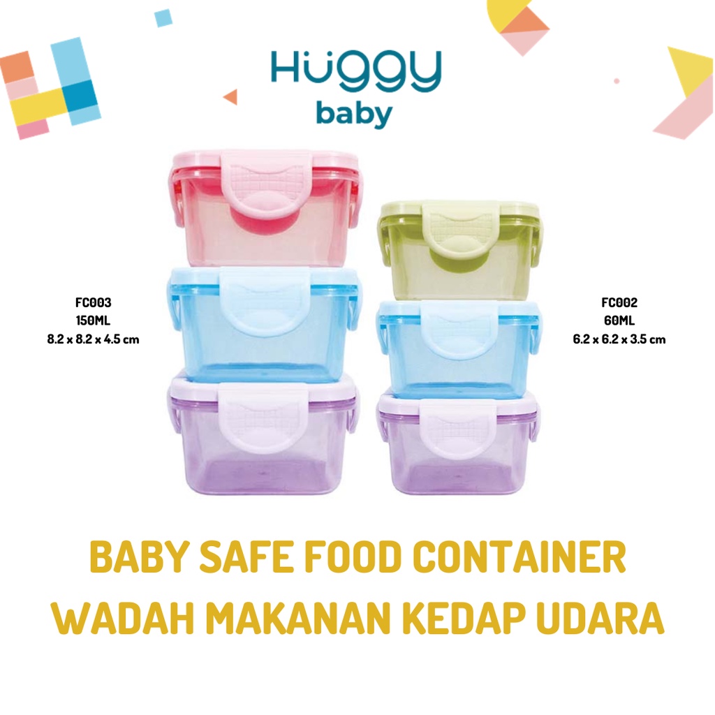 Baby Safe Food Container | Tempat Wadah Penyimpanan Makanan Snack