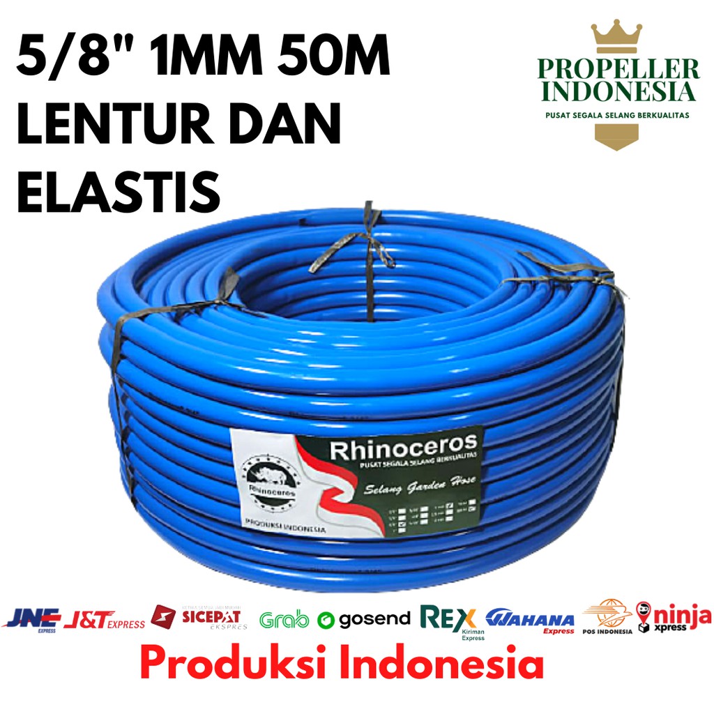 Selang Air Dop 5/8 1MM 50Meter Selang Air Taman Selang Siram Tanaman Selang Air Elastis