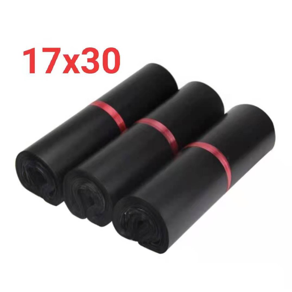 

TERMURAH ! POLYMAILER WARNA HITAM UK 17X30