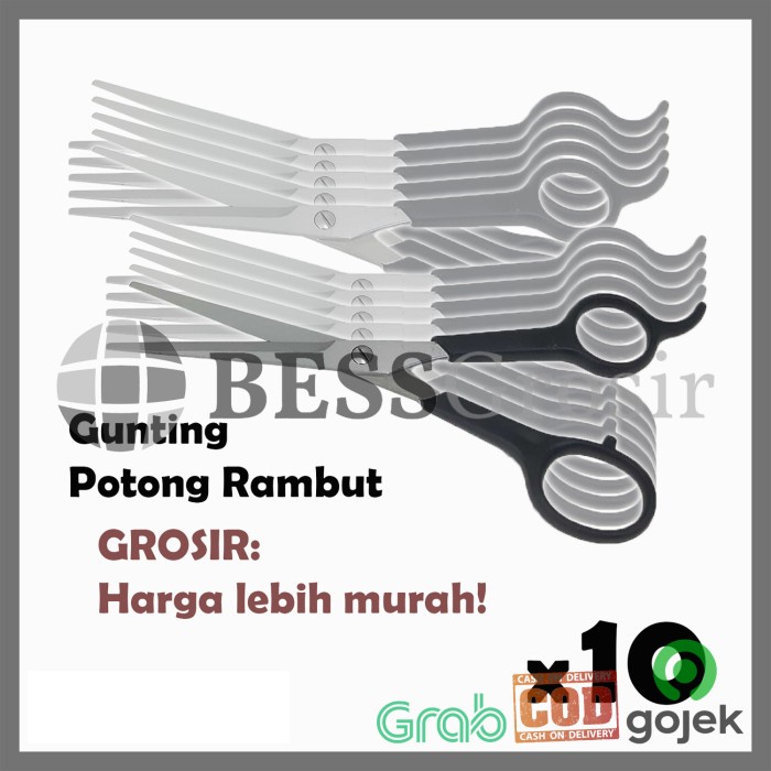 

C215 Gunting Potong Rambut Stainless Steel Kuat Tebal [Harga 10 PCS]