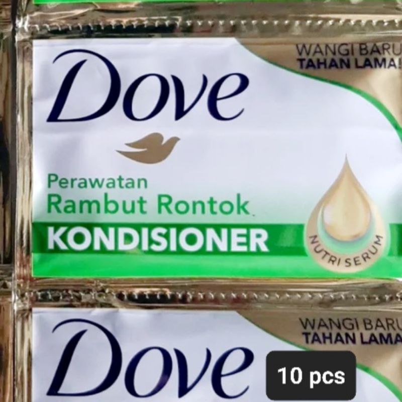 Dove Shampo Dove Sachet 9 ml 10 sachet