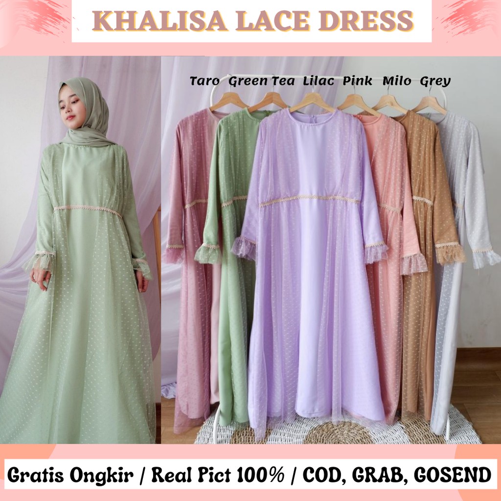 KHALISA LACE DRESS / DRESS LEBARAN