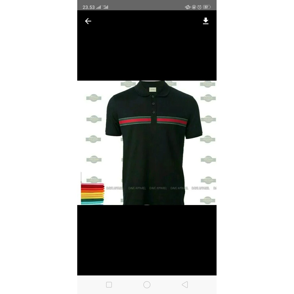 Polo shirt gucci high-quality Terbaik